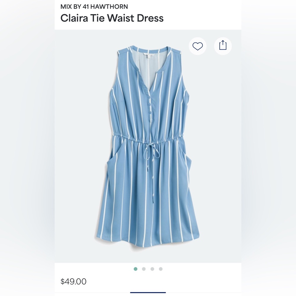41 Hawthorn Clara Tie Waist Dress